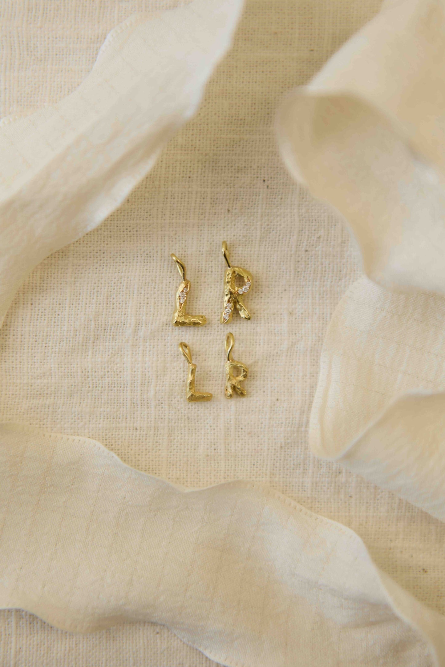 My Favorite Letter Gold Pendant