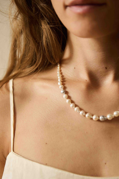 Alma Akoya Pearl Necklace