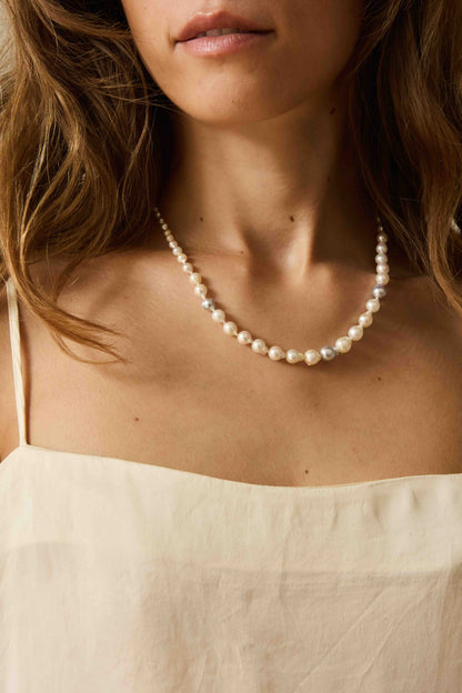 Alma Akoya Pearl Necklace