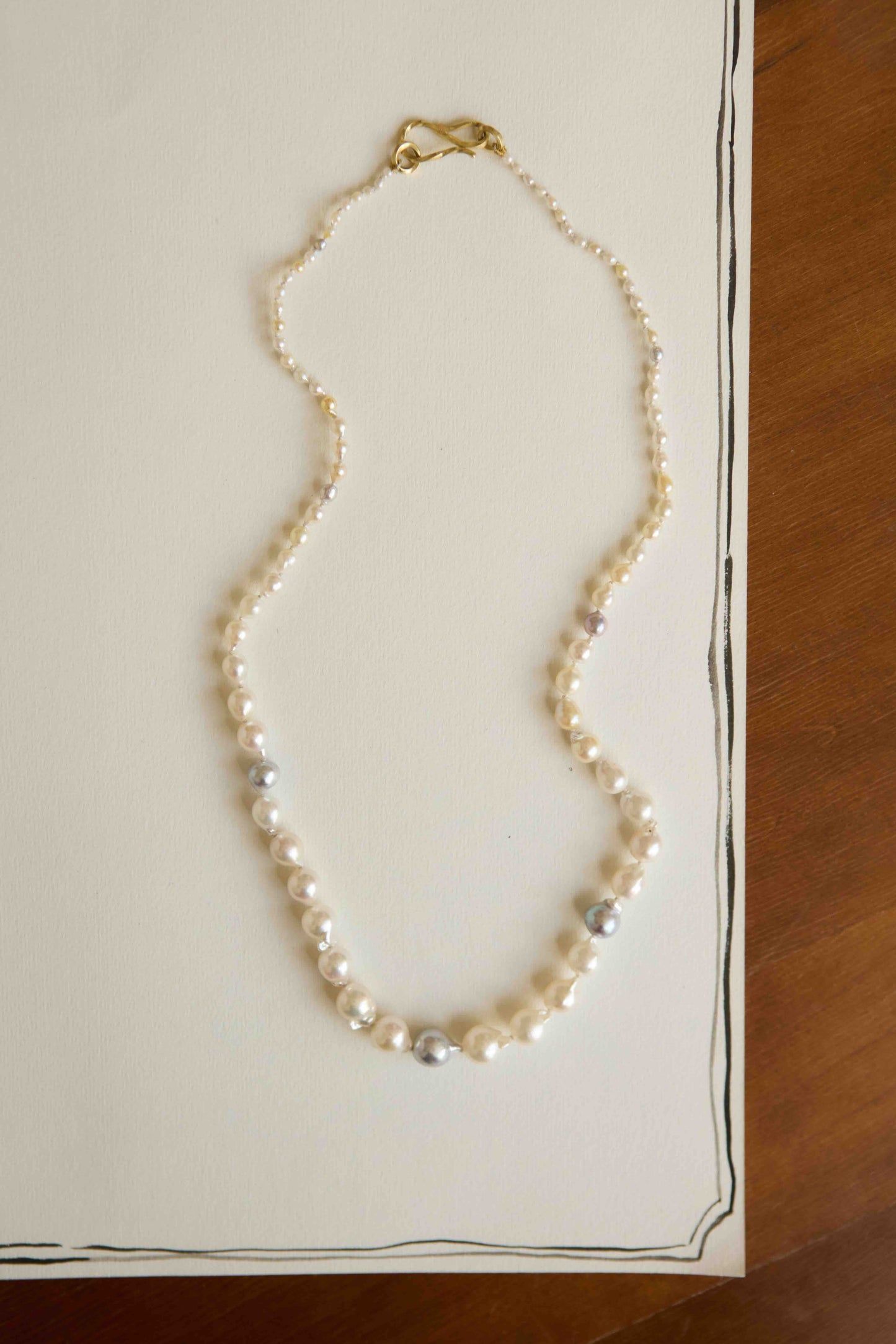 Alma Akoya Pearl Necklace