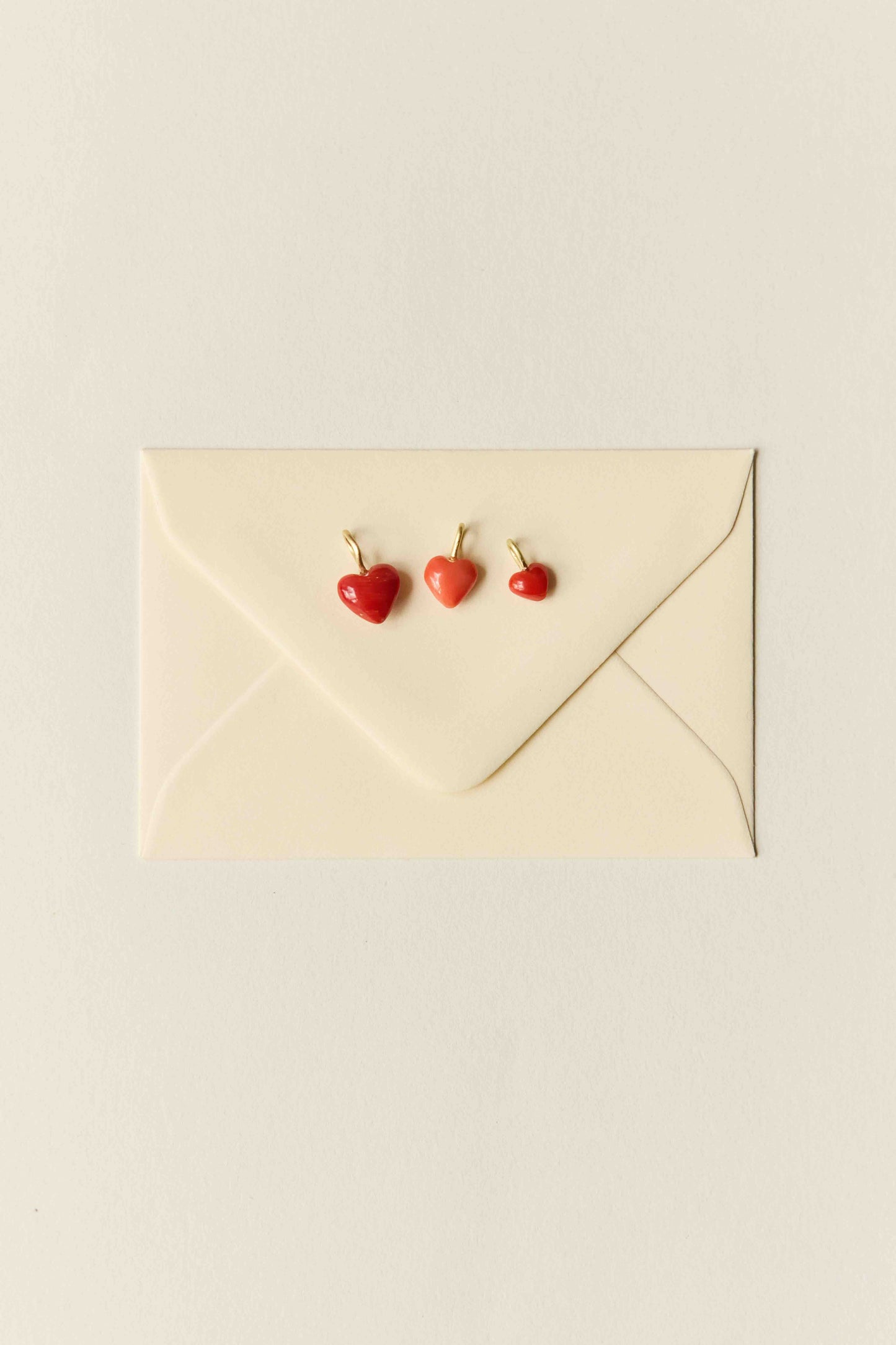 Amy Coral Heart Pendant