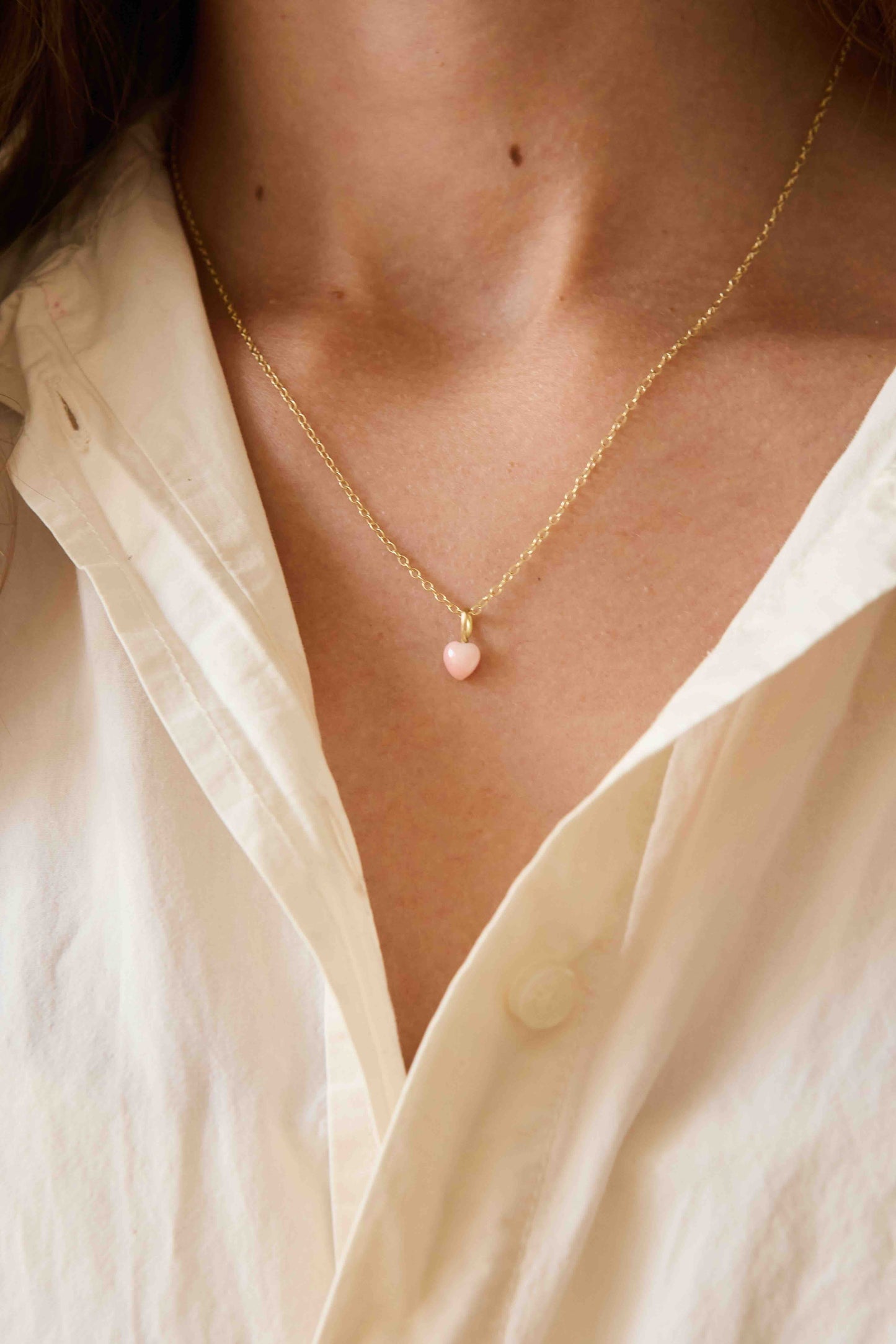 Amy Pink Heart Pendant