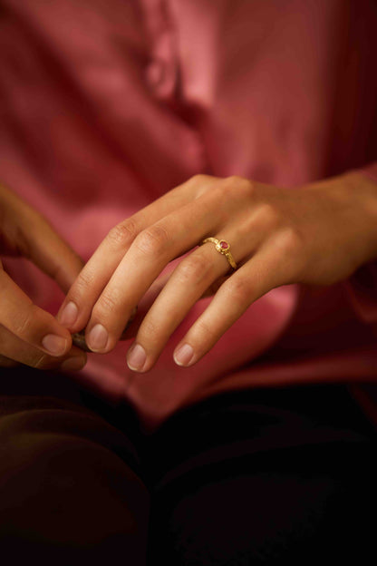 Aurora Ruby Ring