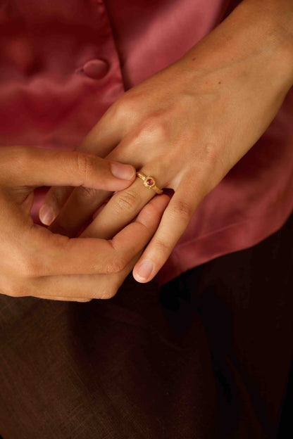 Aurora Ruby Ring