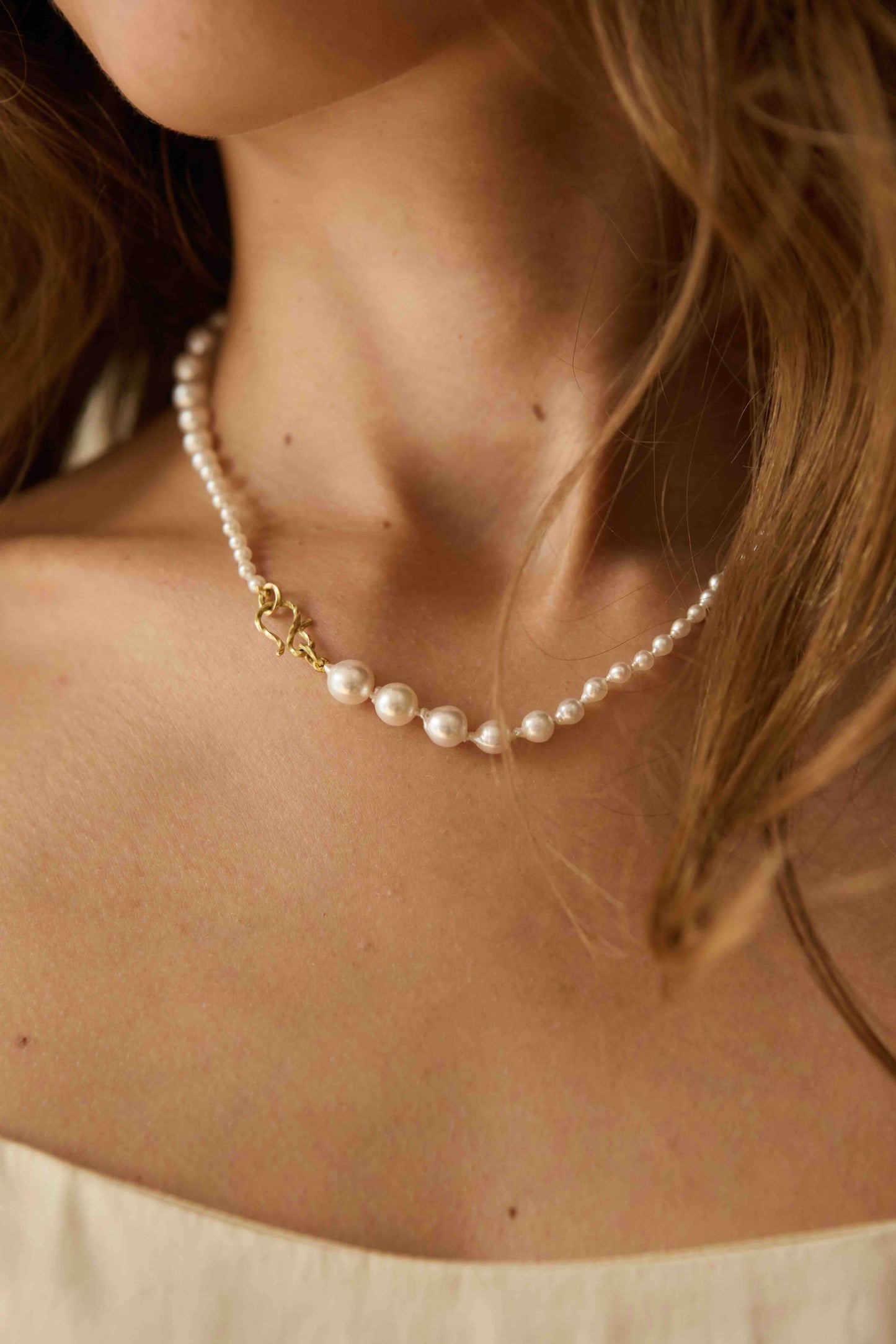 Barbara Akoya Pearl Necklace