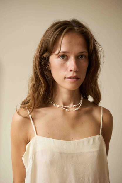 Ester Akoya Pearl Necklace
