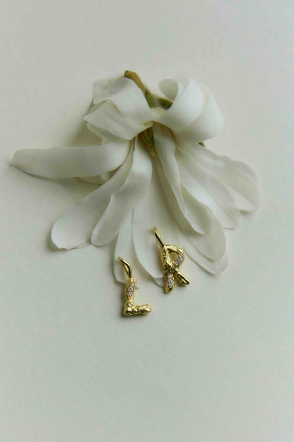 My Favorite Letter Gold Pendant