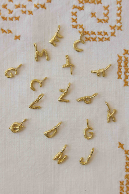 My Petite Favorite Letter Gold Pendant