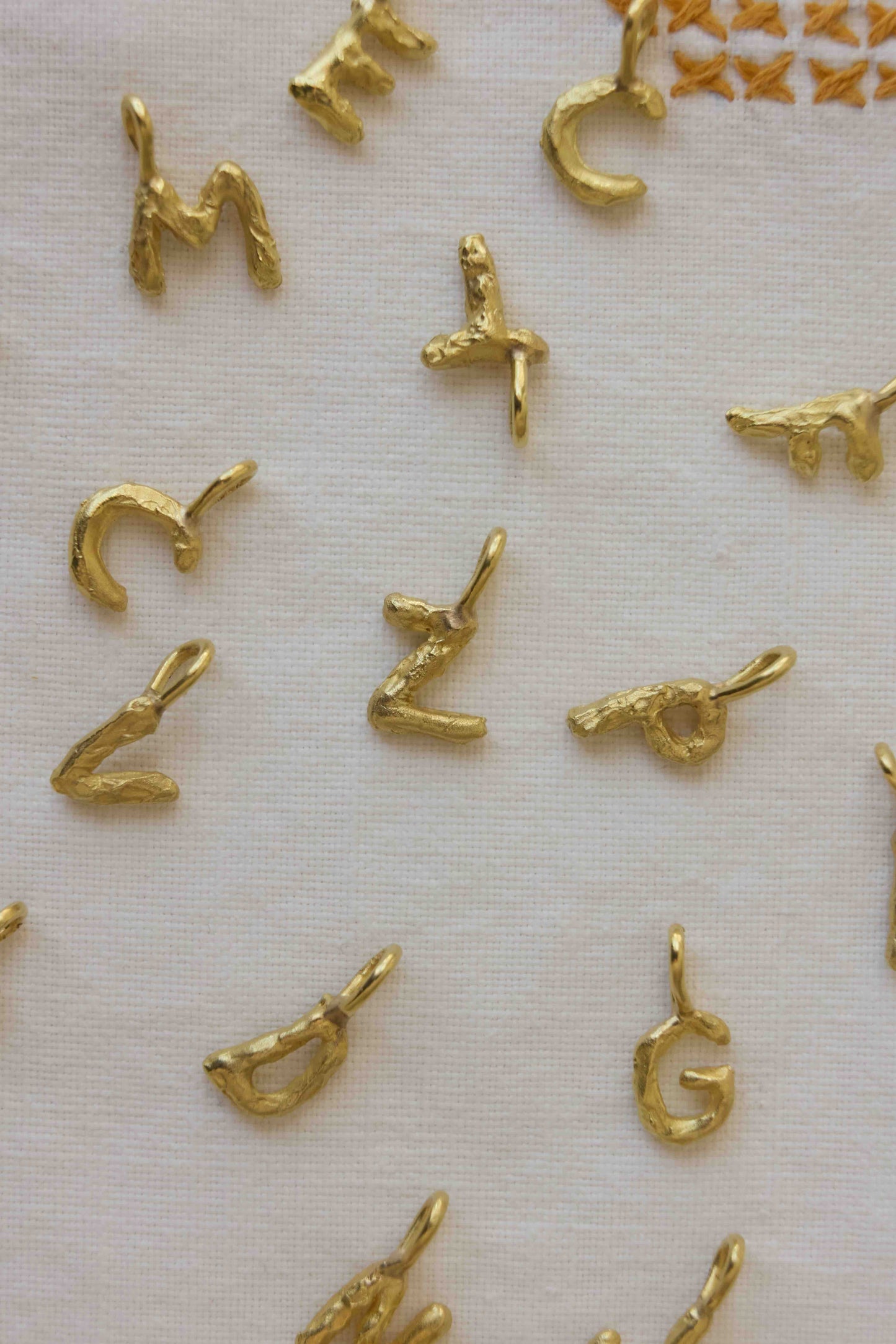 My Petite Favorite Letter Gold Pendant