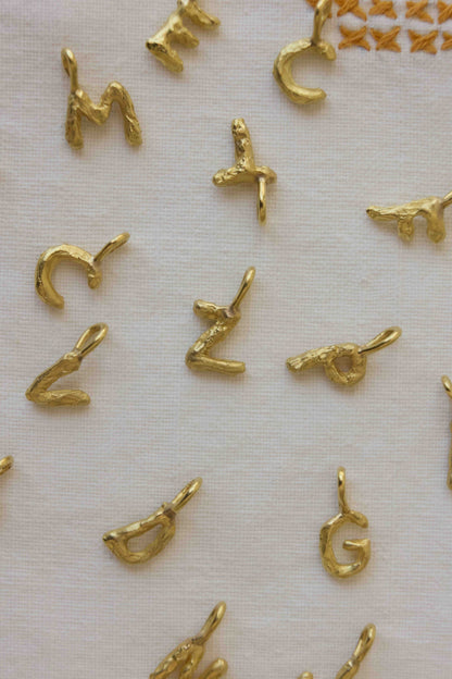 My Petite Favorite Letter Gold Pendant