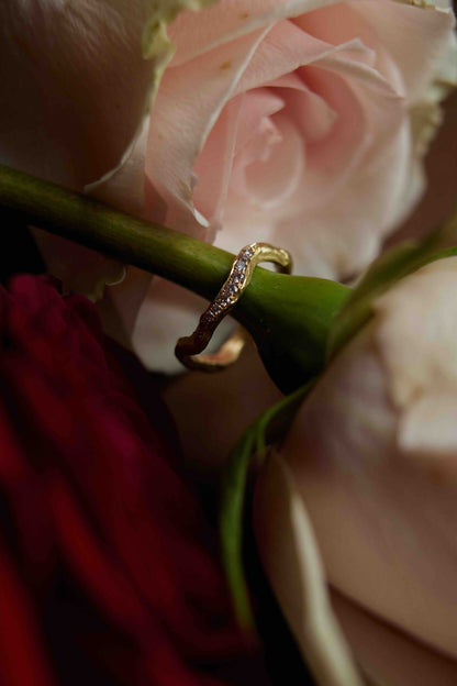 Pink Shooting Star Ring
