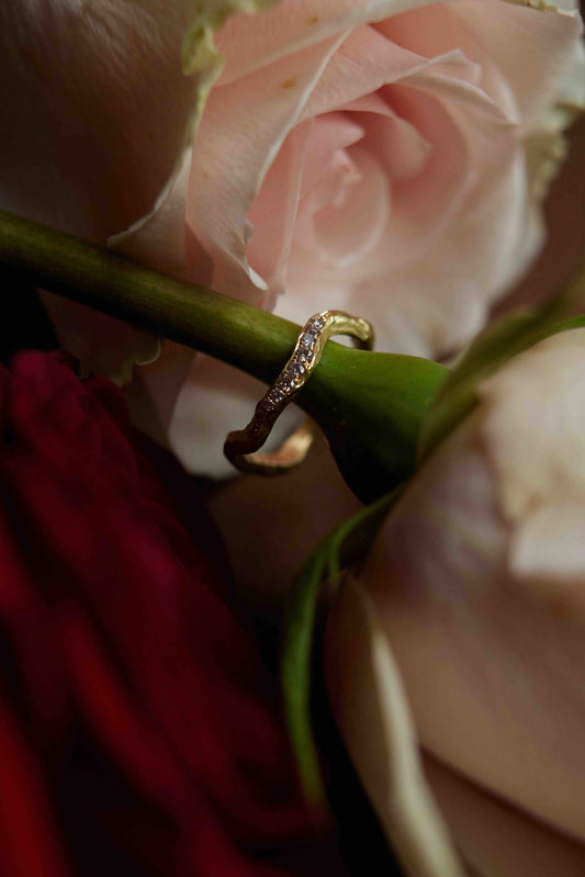 Pink Shooting Star Ring