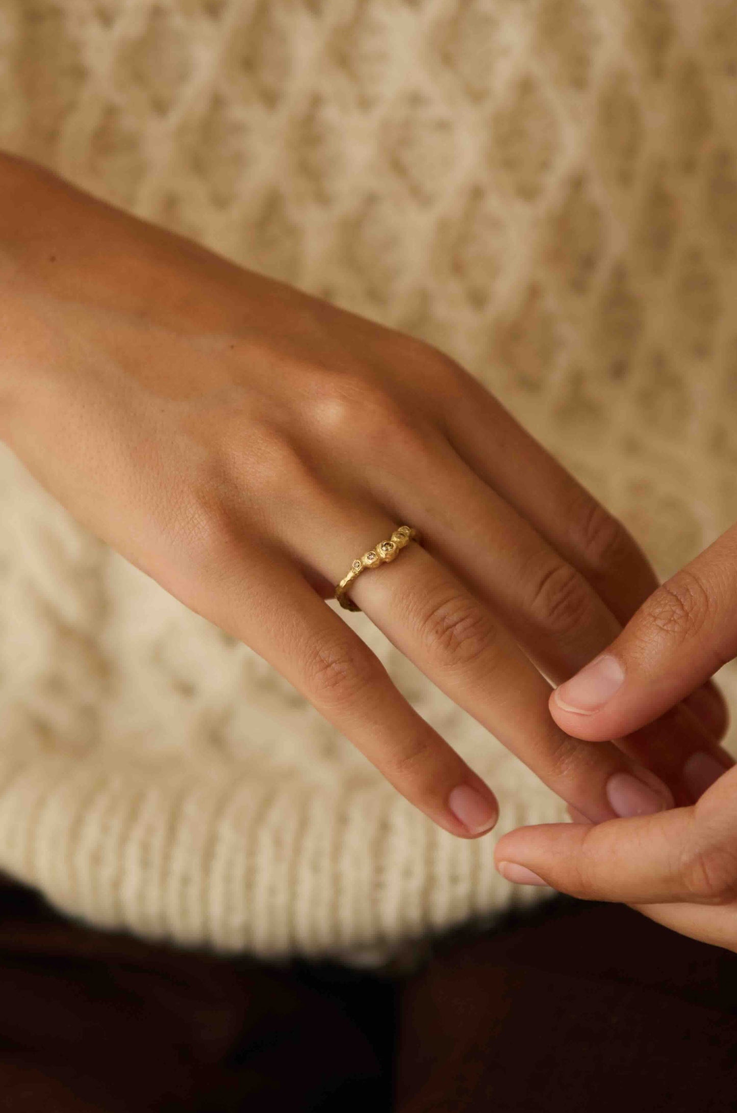Lyra Brown Diamond Ring