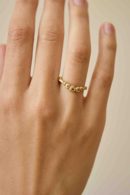 Lyra Brown Diamond Ring