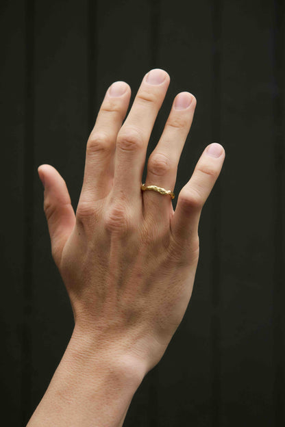 Mens Star Ring