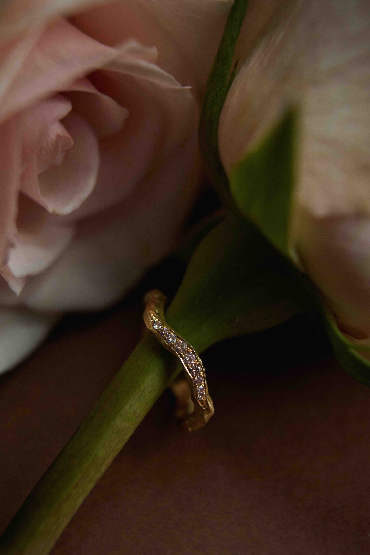 Pink Shooting Star Ring