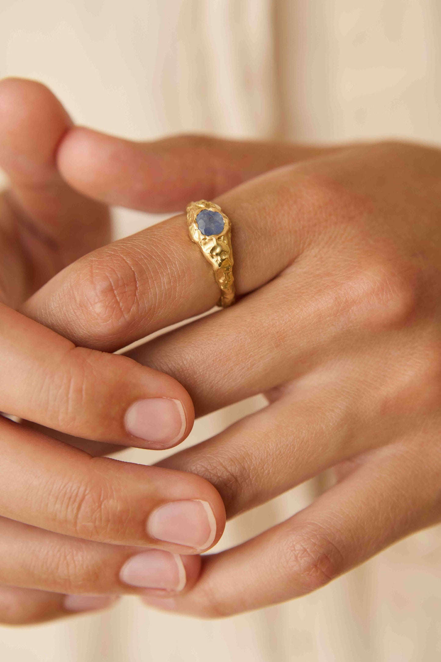 Mary Blue Sapphire Ring