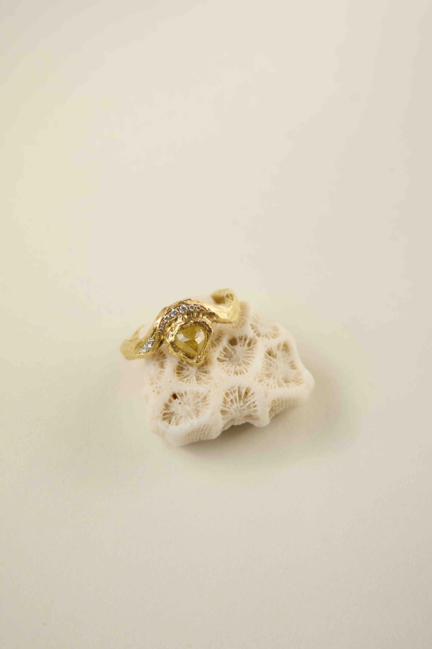 Sea Treasure Yellow Diamond Ring