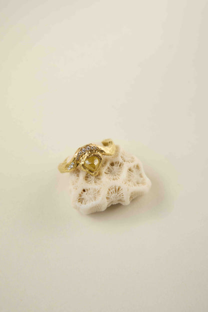 Sea Treasure Yellow Diamond Ring
