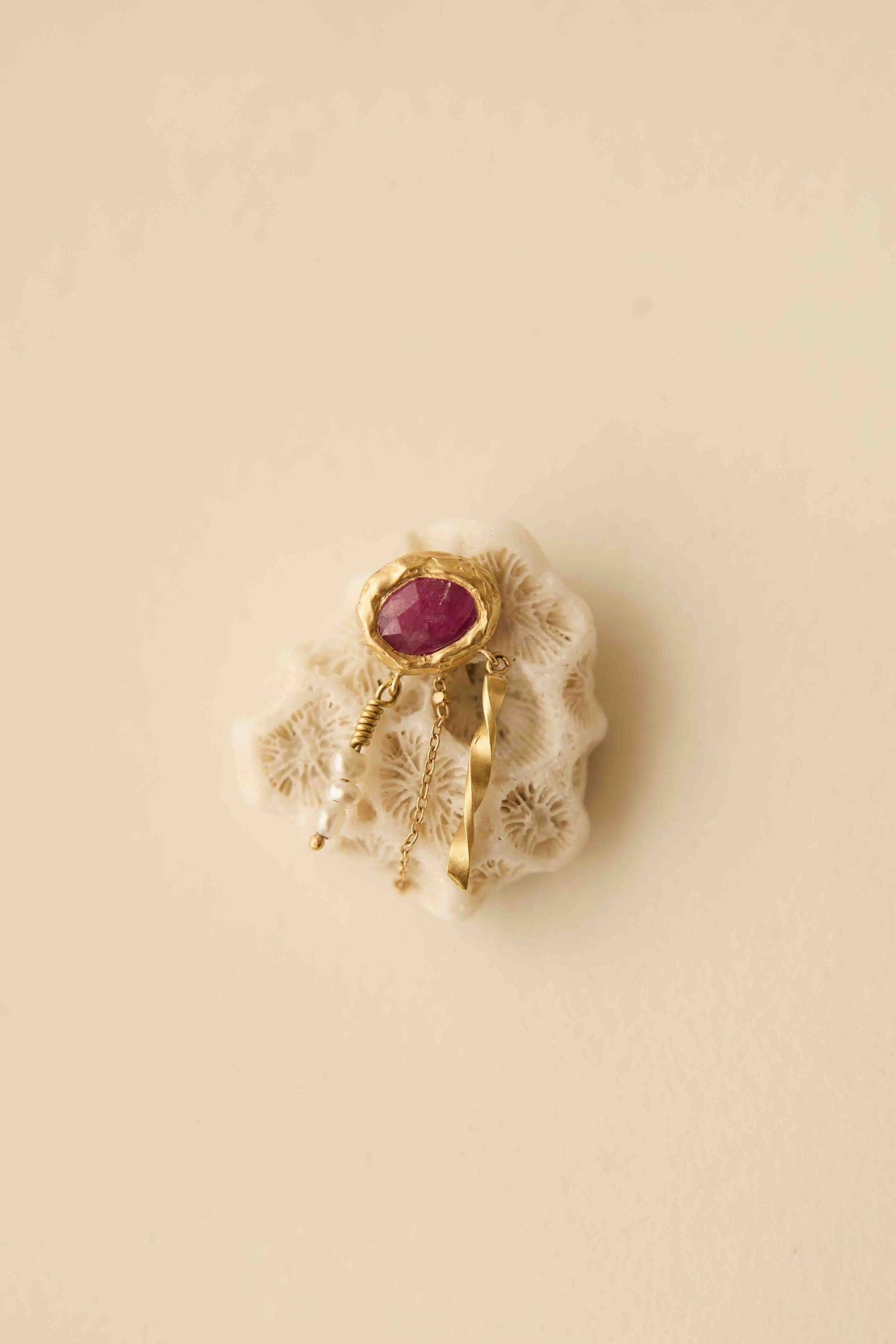 Sea Ruby Stud
