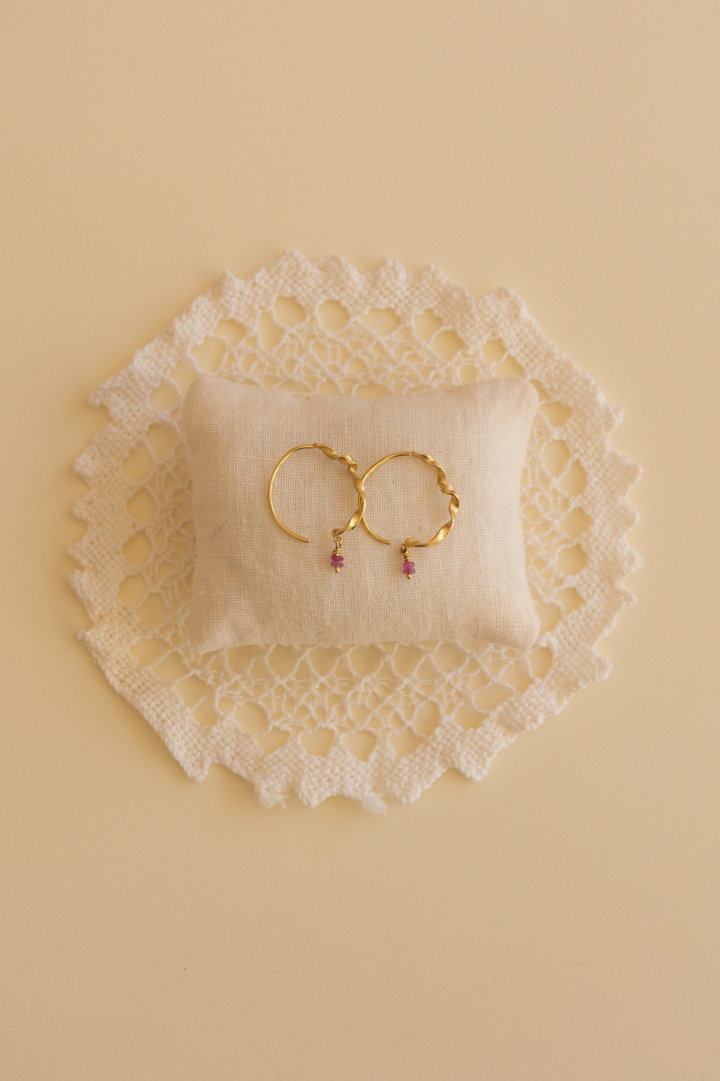 Grand Sea Hoop Pink
