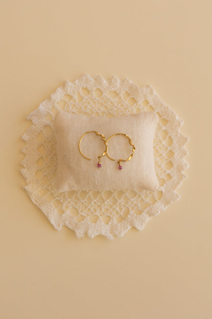 Grand Sea Hoop Pink