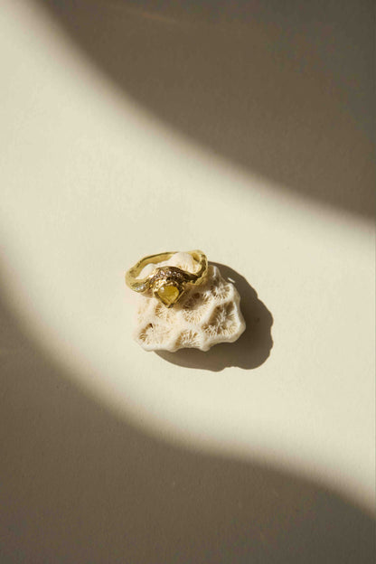 Sea Treasure Yellow Diamond Ring