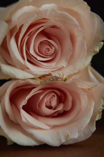 Pink Shooting Star Ring